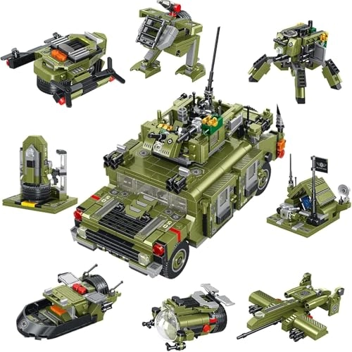 Army Tanks Toy Building Kit - 745 pcs