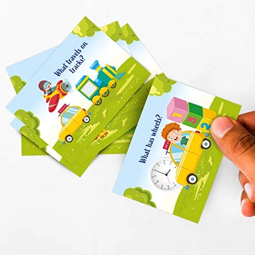 Riddles Quiz Games - 100 Puzzles 50 Cards Age 4+