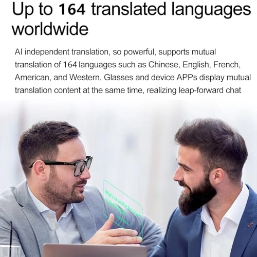 AI Translation Glasses - 164-Language 7 Day Ultra-Long Standby