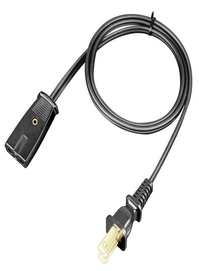 HASMX Power Cord - 6ft 2-Pin 1/2" Spacing 18 AWG 125V 10A