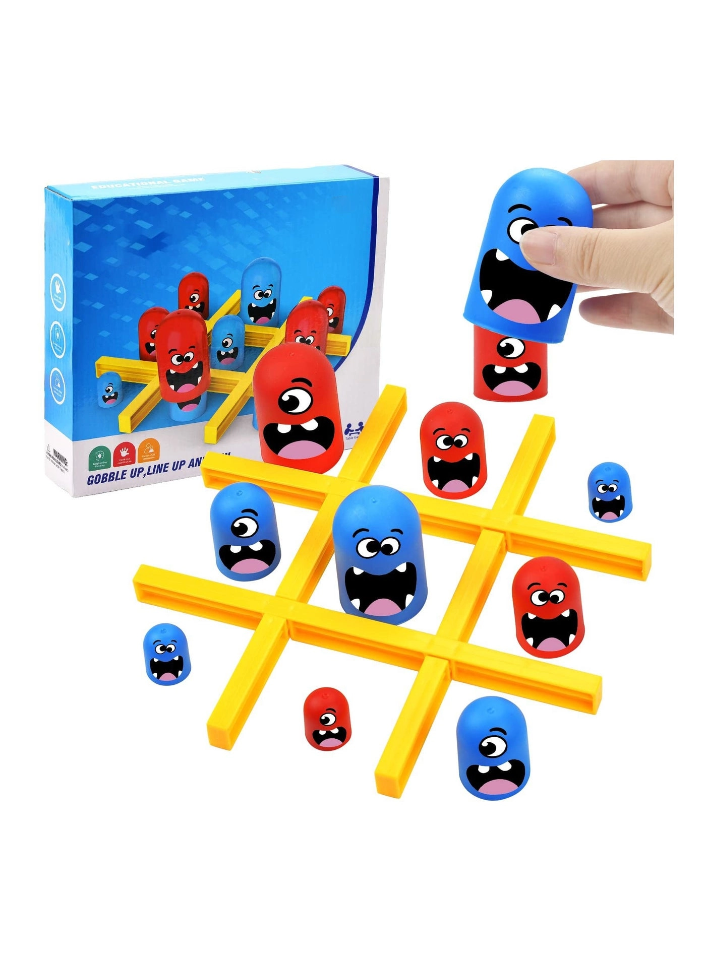 SOLARAE Big Eat Small Tic Tac Toe