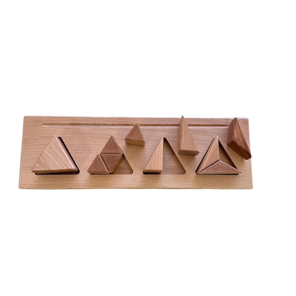 Fraction Board Triangle - Suitable for 3 years and above 11 pieces