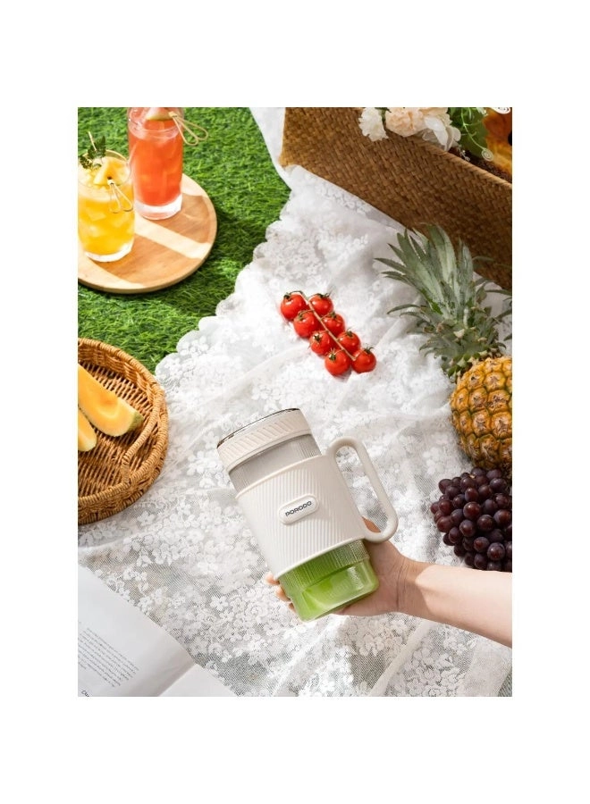 Lifestyle Portable Dual-Cup Smoothie Blender - 80W