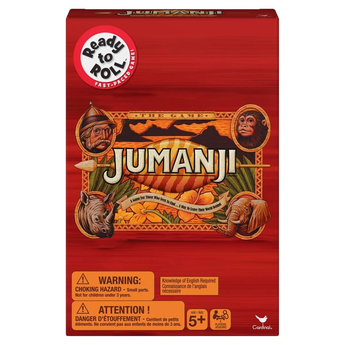 SPIN MASTER GAMES Ready to Roll Jumanji: A Game for Those Who Seek Find.... A Way Leave Their World Behind