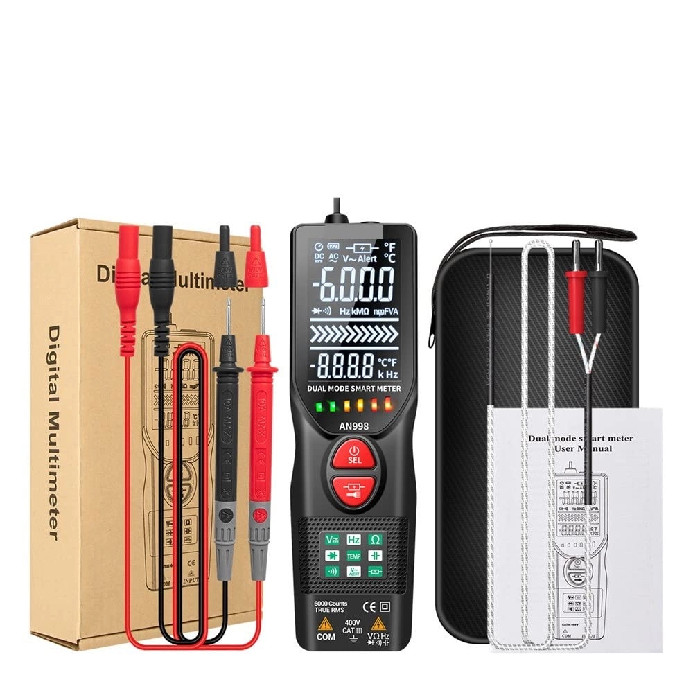 LZFgjsc AN998 - Digital Multimeter 6000 Counts True RMS