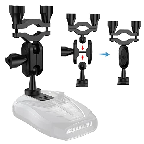 Radar Detector Mount - Rear View Mirror Black