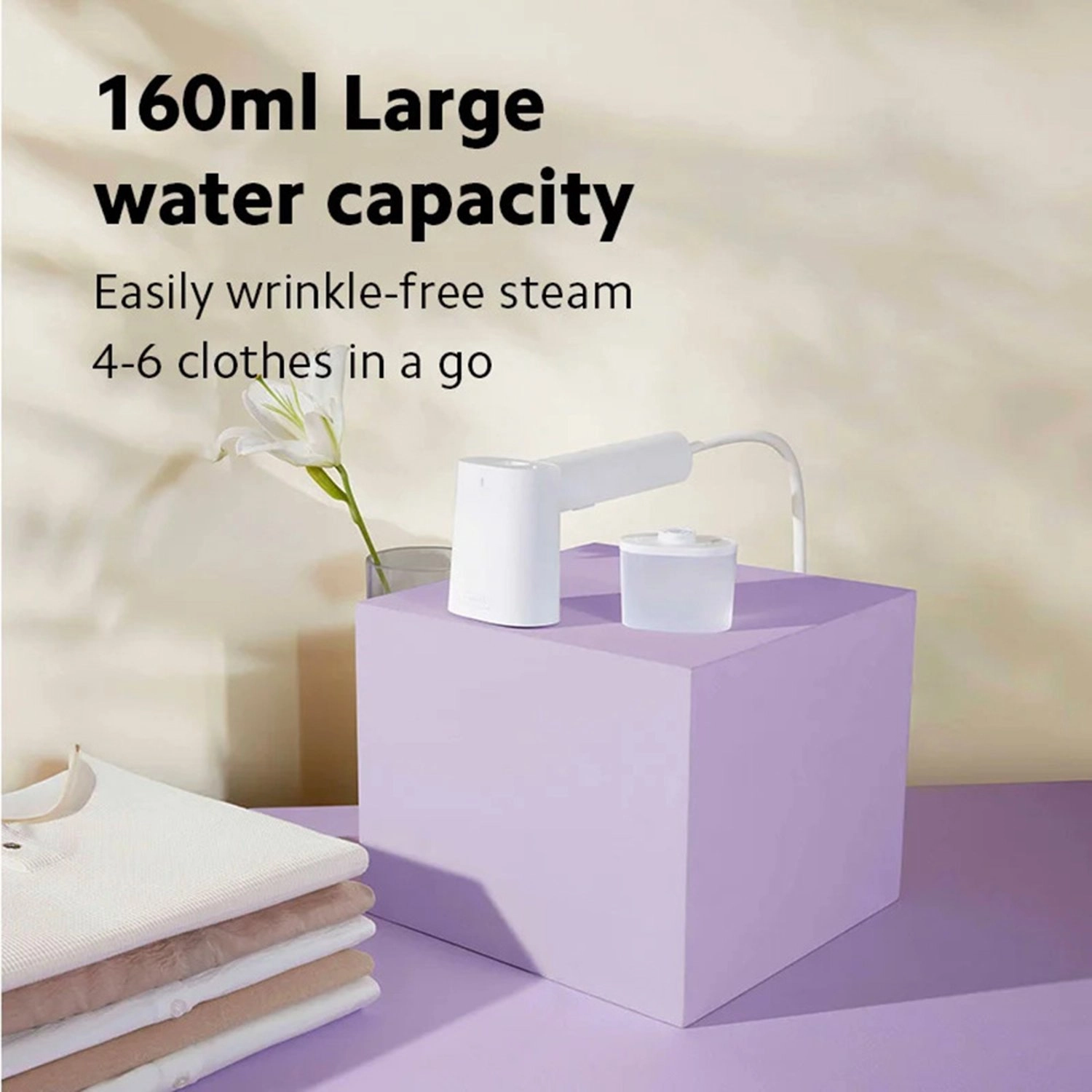 MJGTJ02LF - Garment Steamer 160 mL 1300W