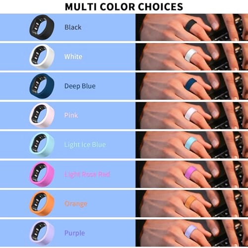 Silicone Cover for Ringconn Gen 2 - 8 Pack S(6/7/8) Anti-Scratch