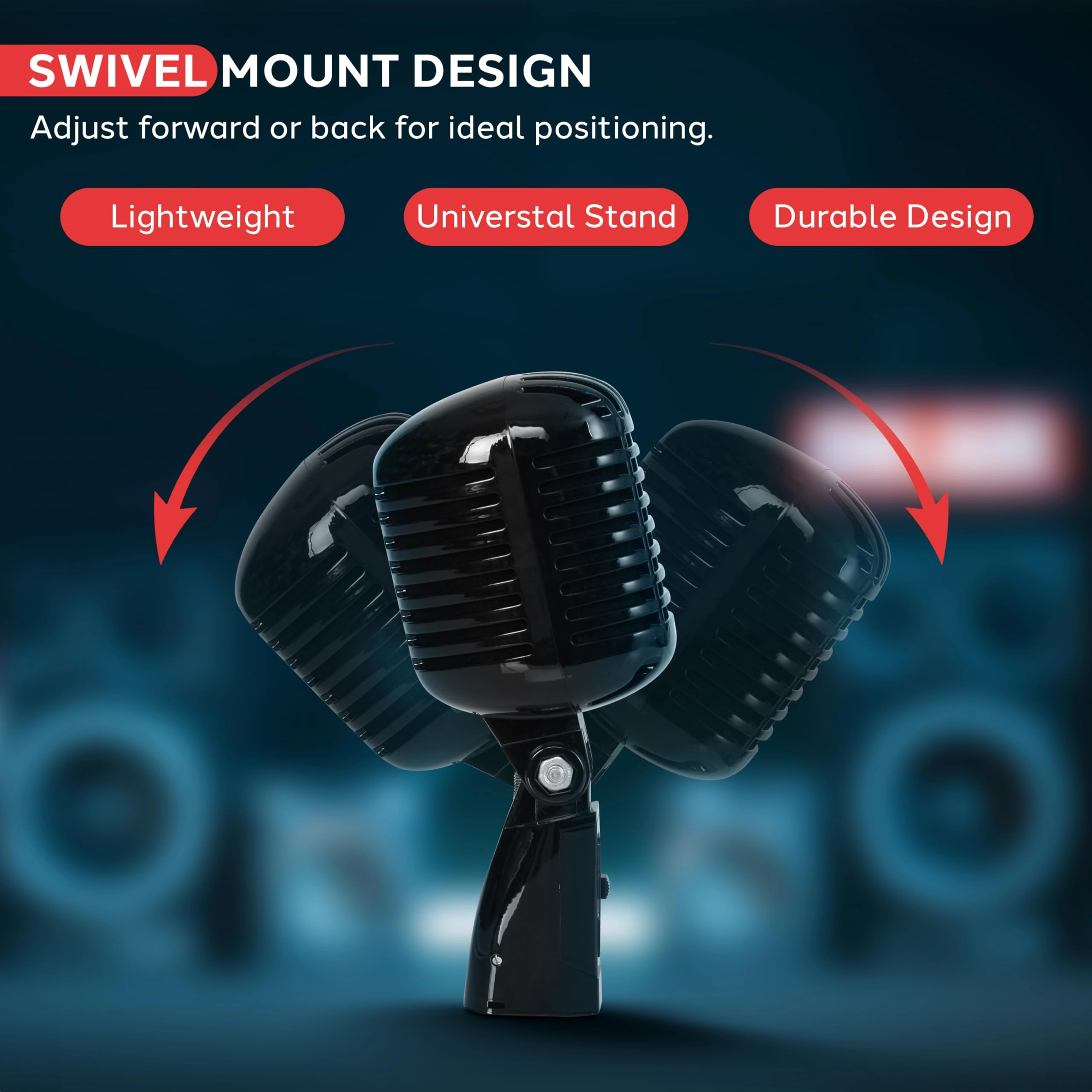 Classic Retro Dynamic Vocal Wired Microphone