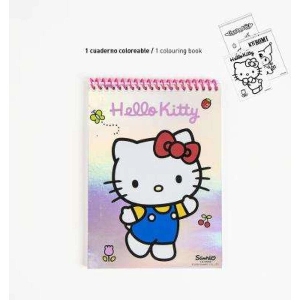 Colorable Activity Set Display - 6 PCS markers crayons notebook