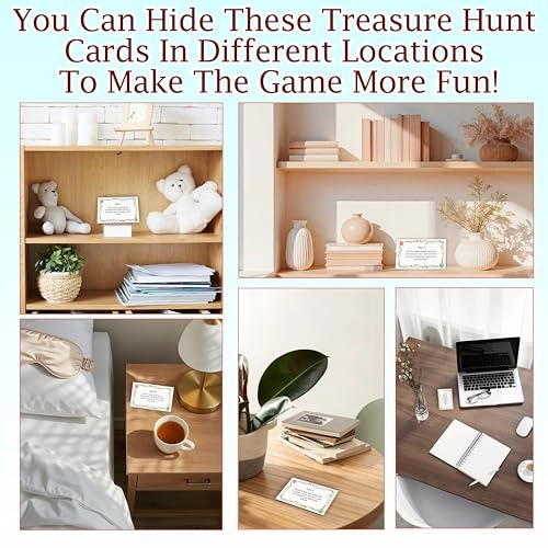 Easter Scavenger Hunt Game - 18 years and up 16 easter-style clue cards and 16 vintage-looking envelopes