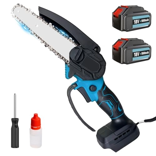 Mini Chainsaw - 6-Inch 2 x 3000mAh 18V