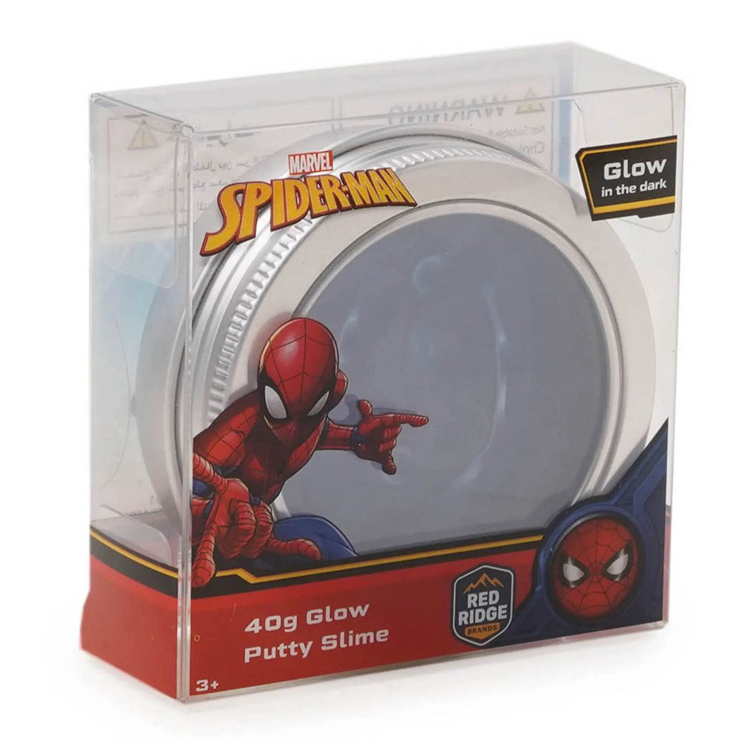 SLIME SQUAD Spider-Man Glow Putty Slime - 3 years+