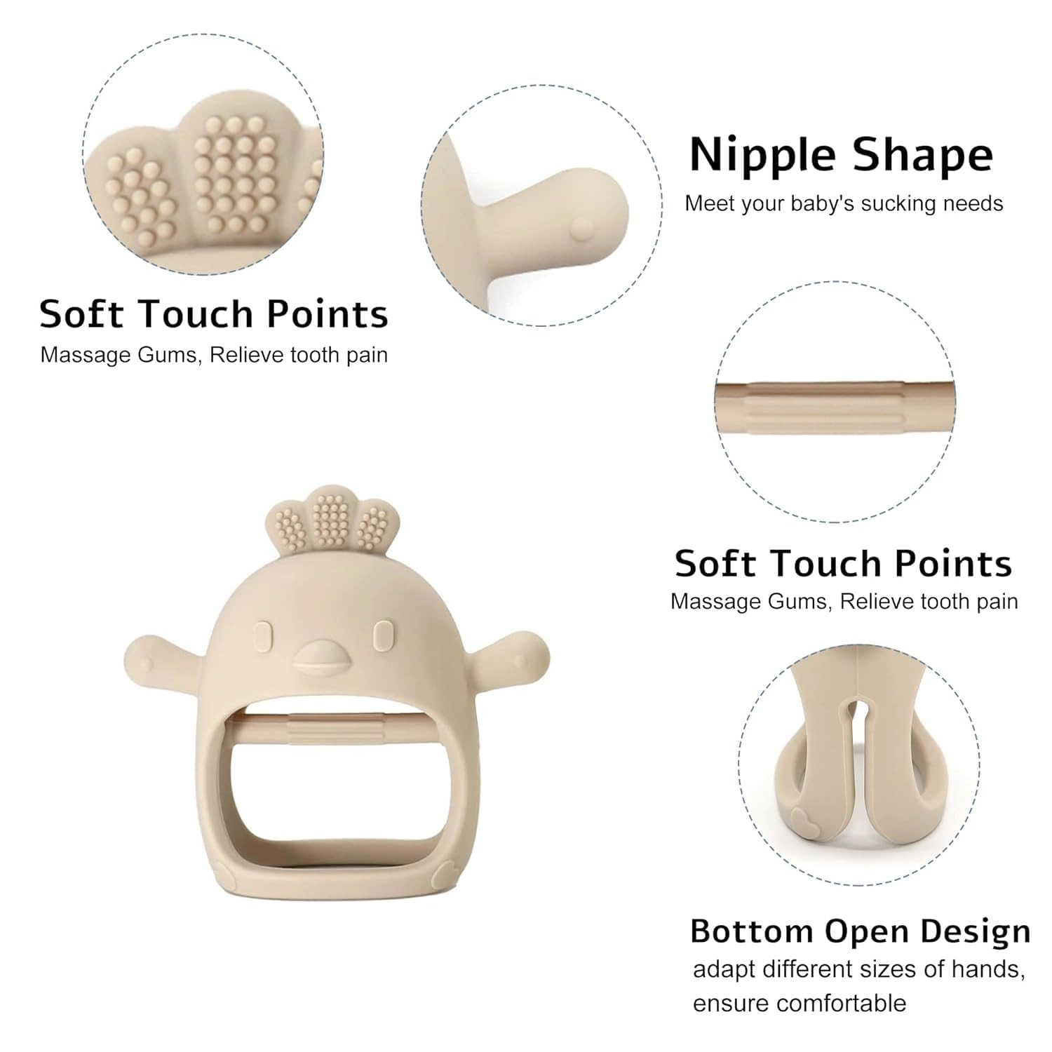 Teething Mittens - Silicone