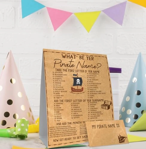 Pirate Birthday Decorations - 30 PCS Birthday