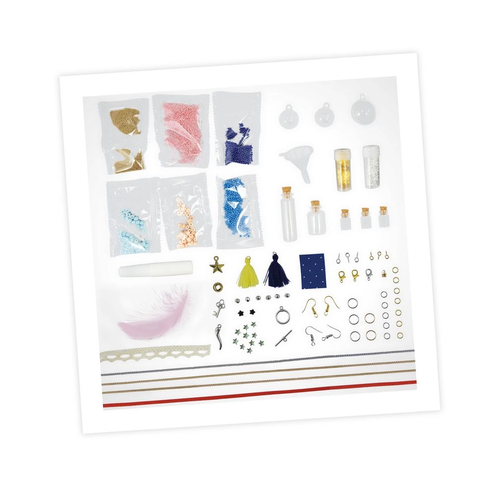 Jewellery Vials Kit - Makes 3 necklaces 2 pairs of earrings