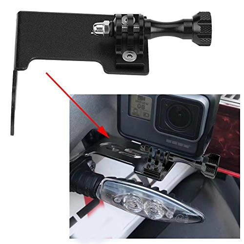 Front Left Camera Bracket - Aluminum Fit for R1200GS LC 2013-2018 ADV 2014-2018 Black