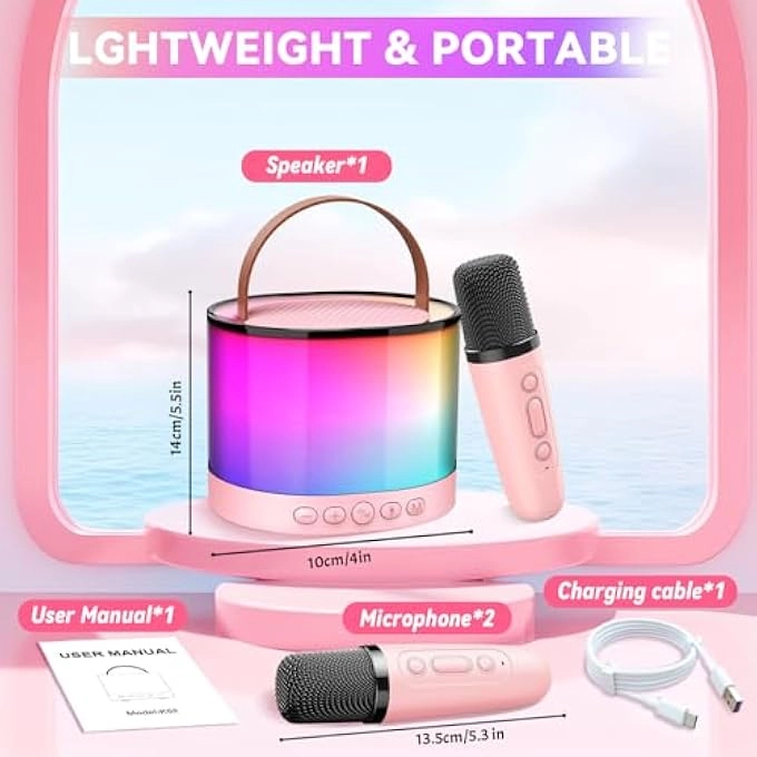 KARAOKE WITH BLUETOOTH MICROPHONE Wireless Microphone