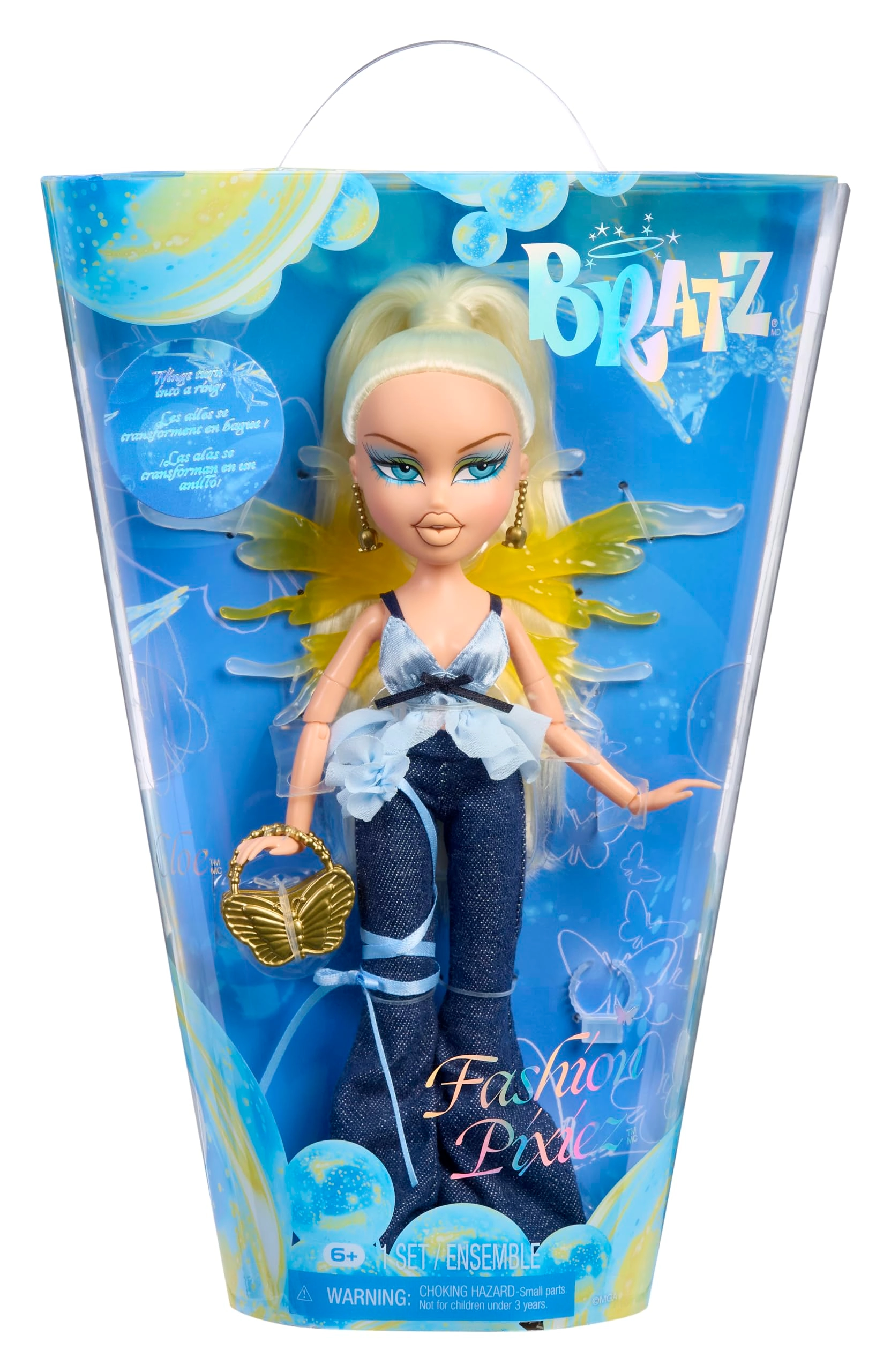 Bratz Cloe Collectible Fantasy Doll - Fashion Pixiez Real Fashions Accessories
