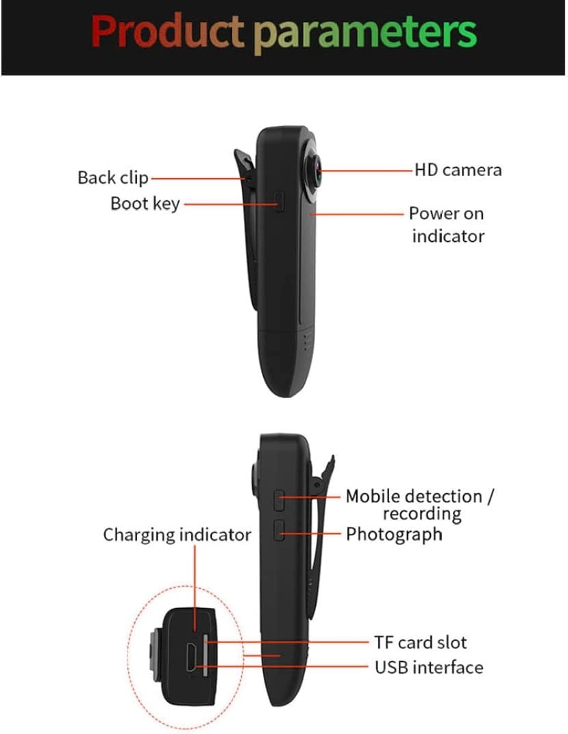 Mini Clip Camera - 4032 X 3024 32GB