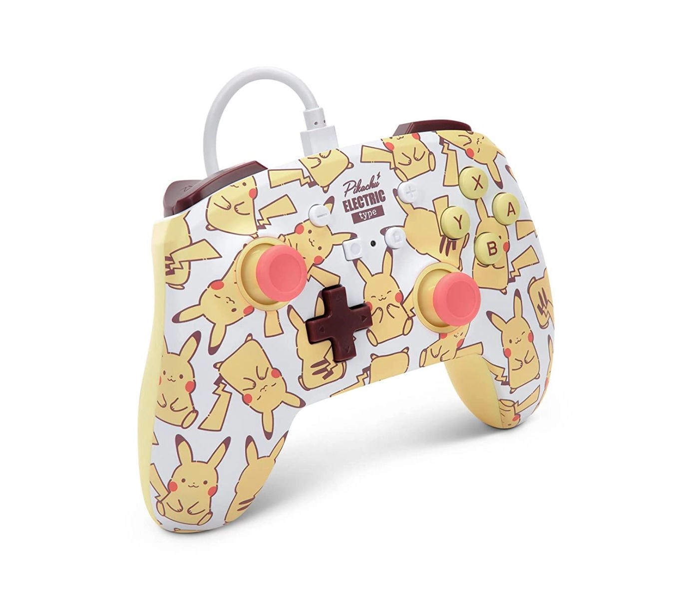 Nintendo Switch Enhanced Wired Controller Pikachu Moods