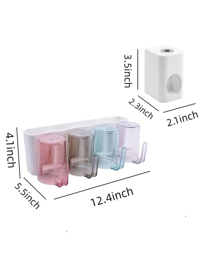 Toothbrush Holder - 5 Wall Mounted