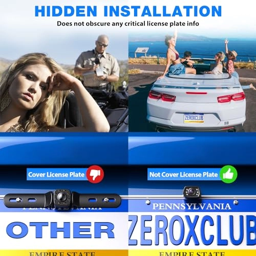 Car Backup Camera B2 - Night Vision Wired