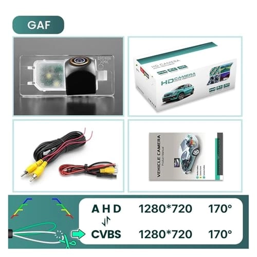 Wide View Vehicle Back up Camera - Night Vision Wire 1920x1080P