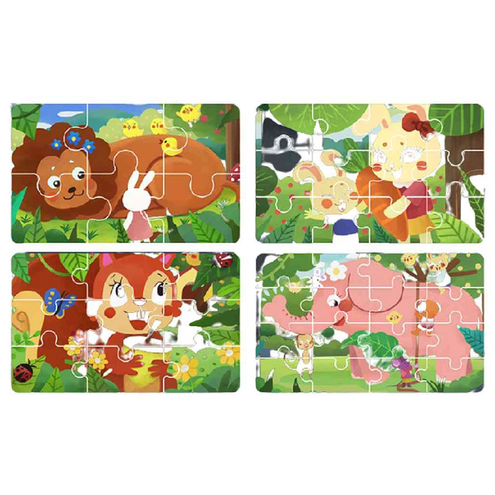 UKR Forest Animals Puzzle - Suitable for 36 months and above 6, 9, 12, 16 pieces Set