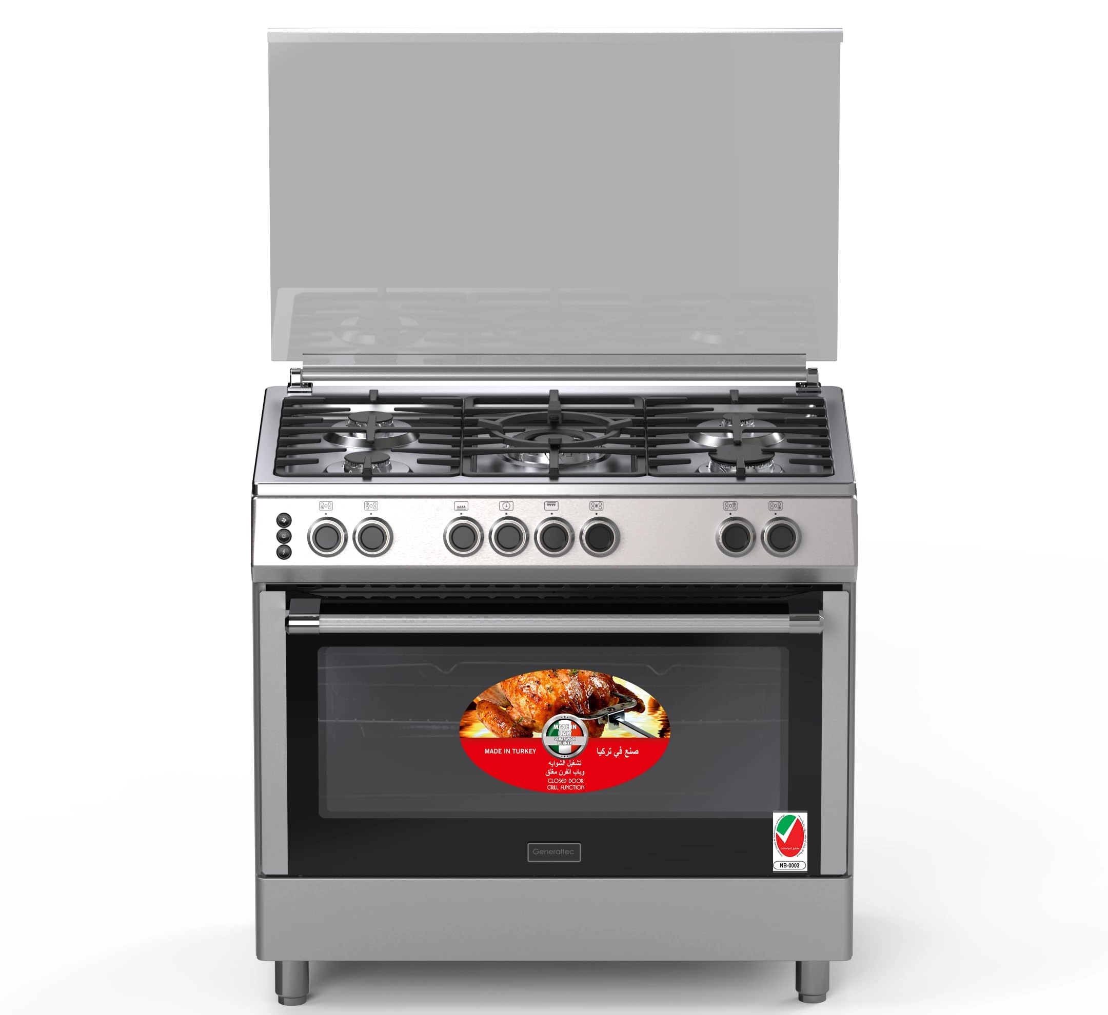 GENERALTEC GCTR98DGL GAS Cooker
