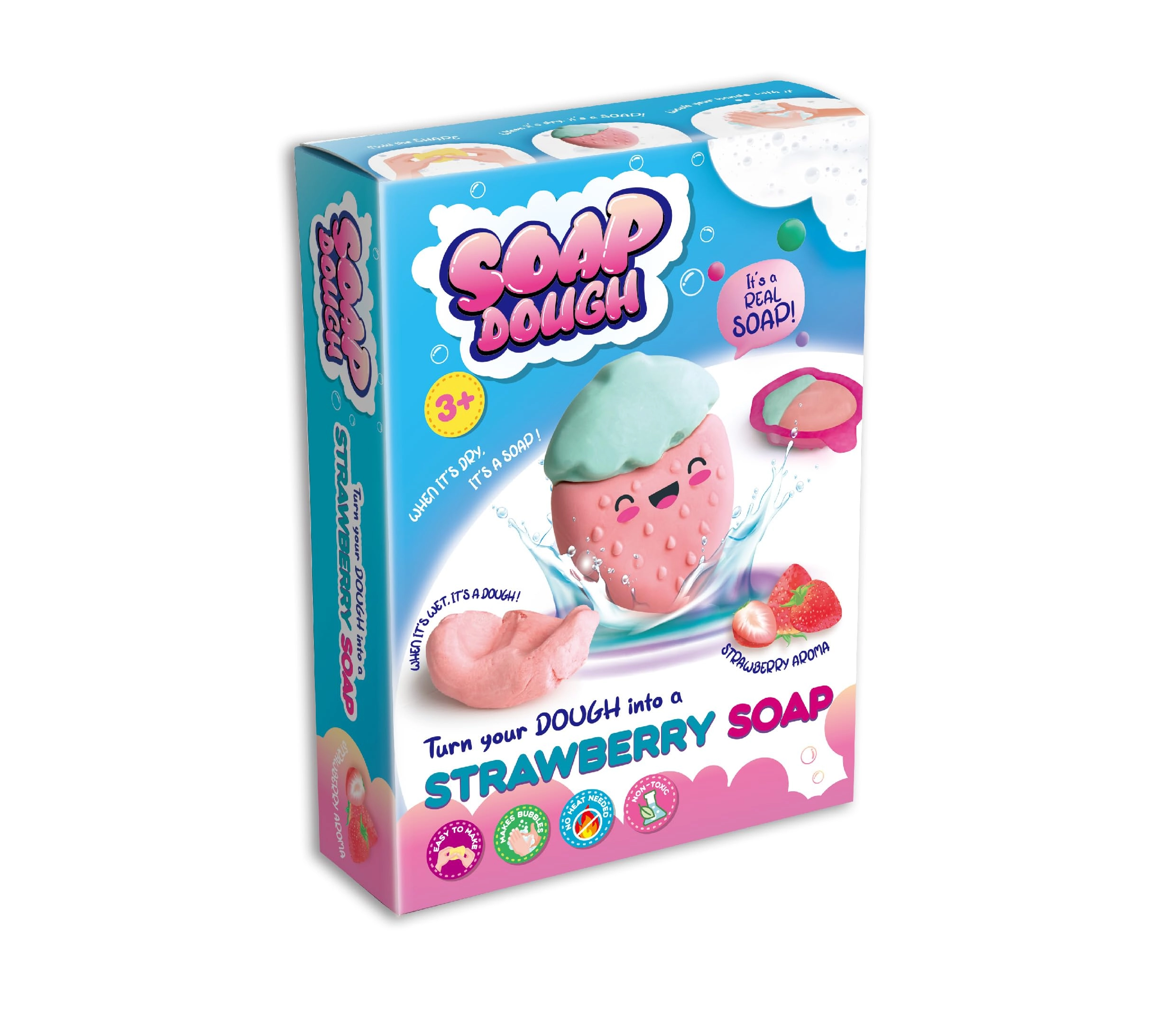 Paulinda Strawberry-Soap Dough - 3+ years