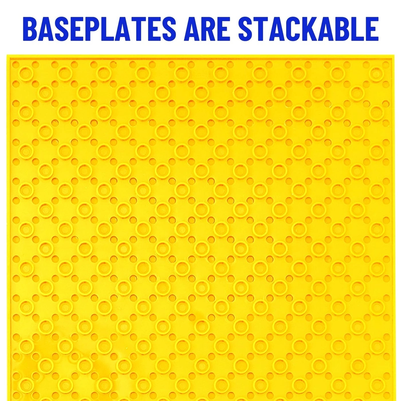 Classic Stackable Baseplates - Rainbow 12