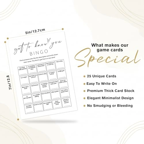 Find Someone Who Bingo Cards - 16 years and up 25