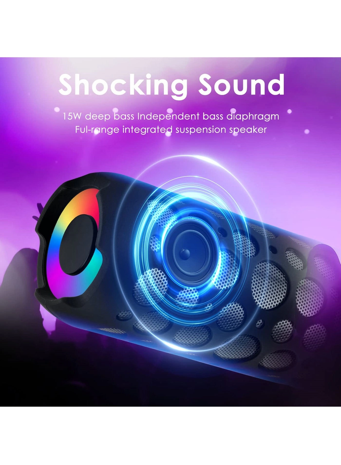 2-in-1 Bluetooth Speaker and Earphones
