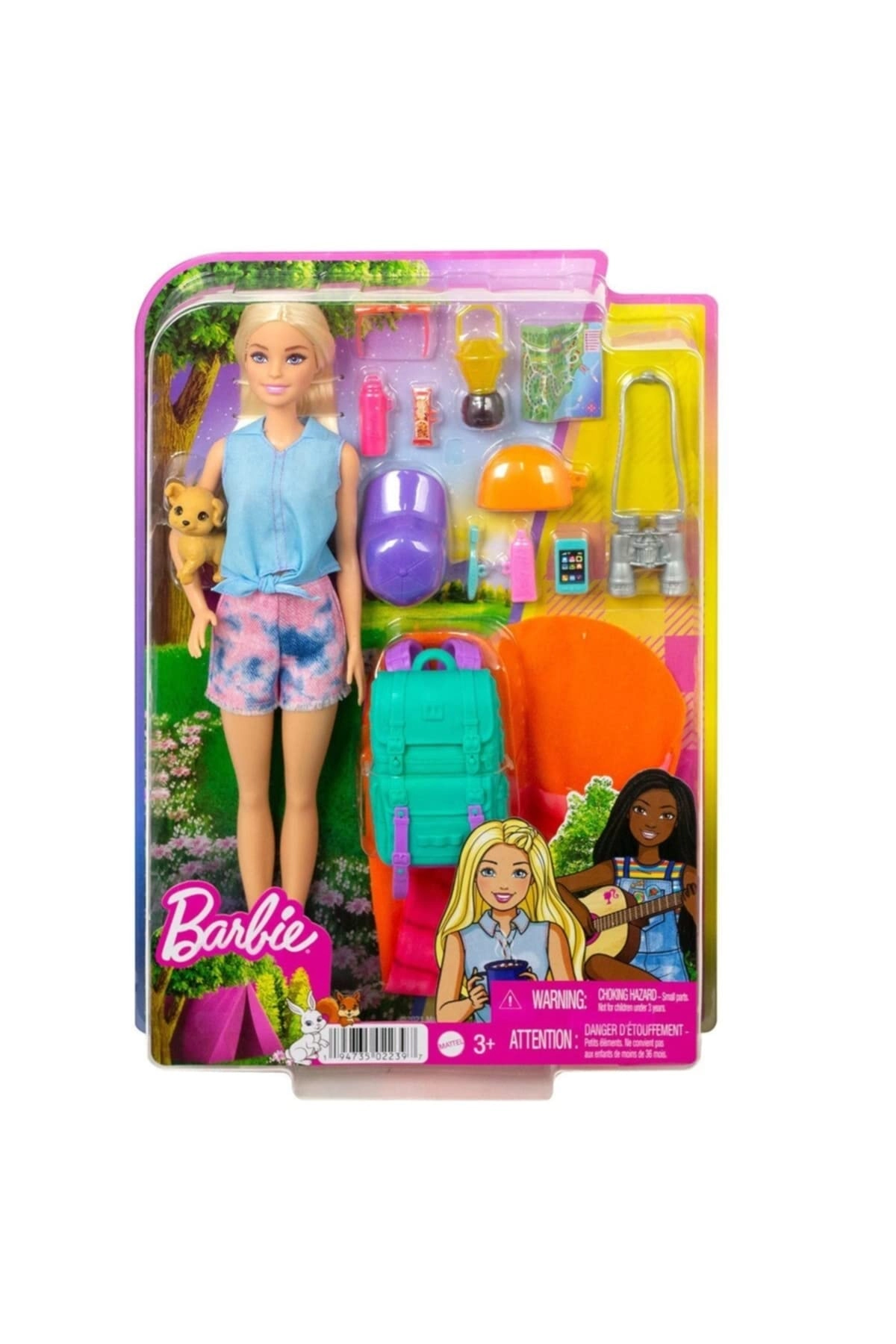 Camping Dolls - Malibu Brooklyn 10+ Accessories Ages 3+