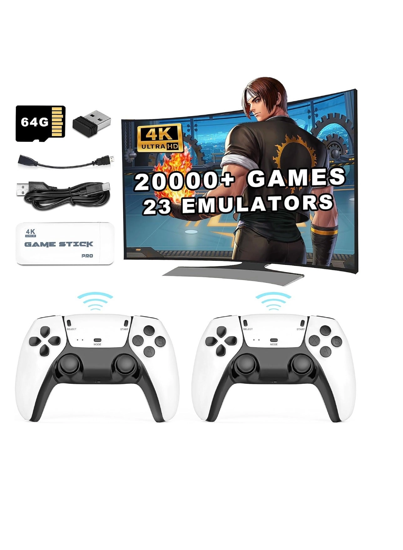 Wireless Retro Game Console - 64GB