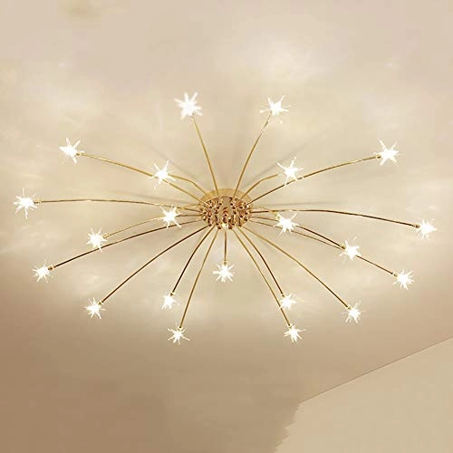 Nordic Art Stars Ceiling - G4 21 head Black and white light