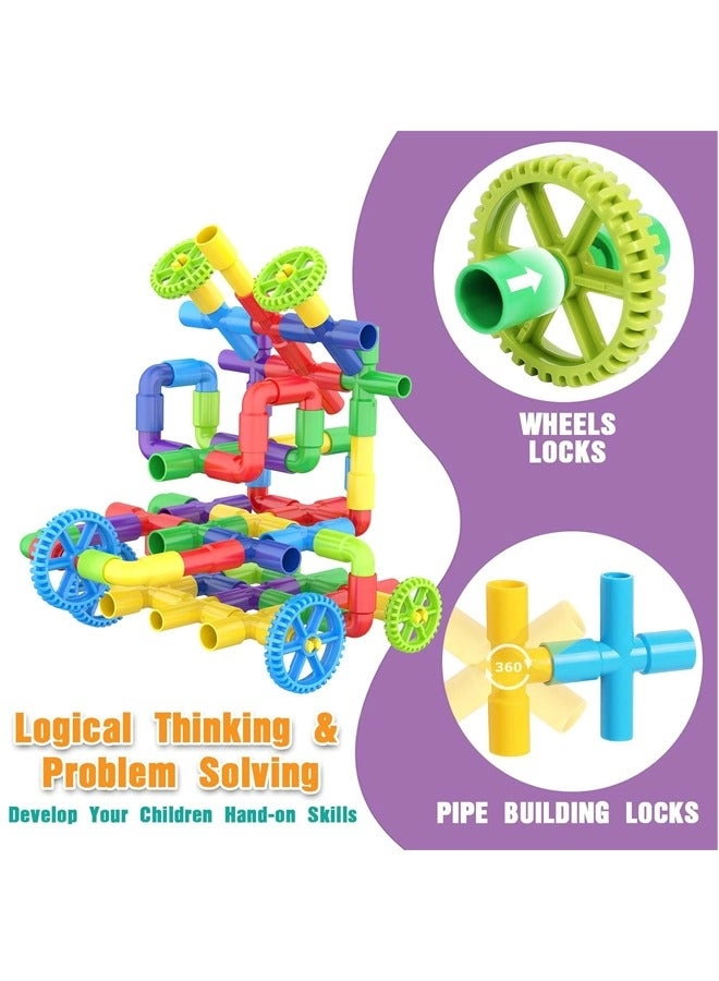 Pipe Building Blocks Set - 96 pcs