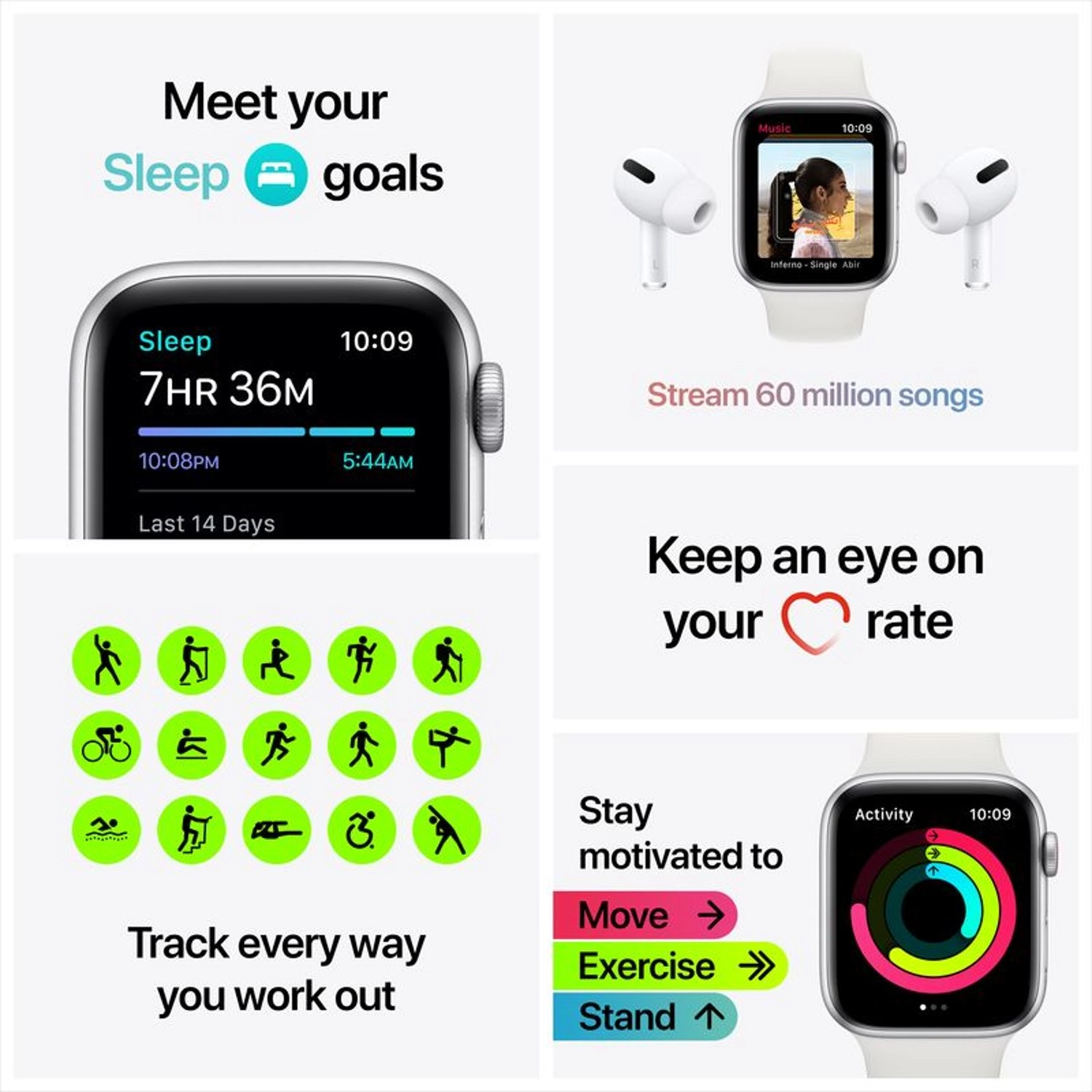 Watch SE 44mm Aluminium LTE GPS