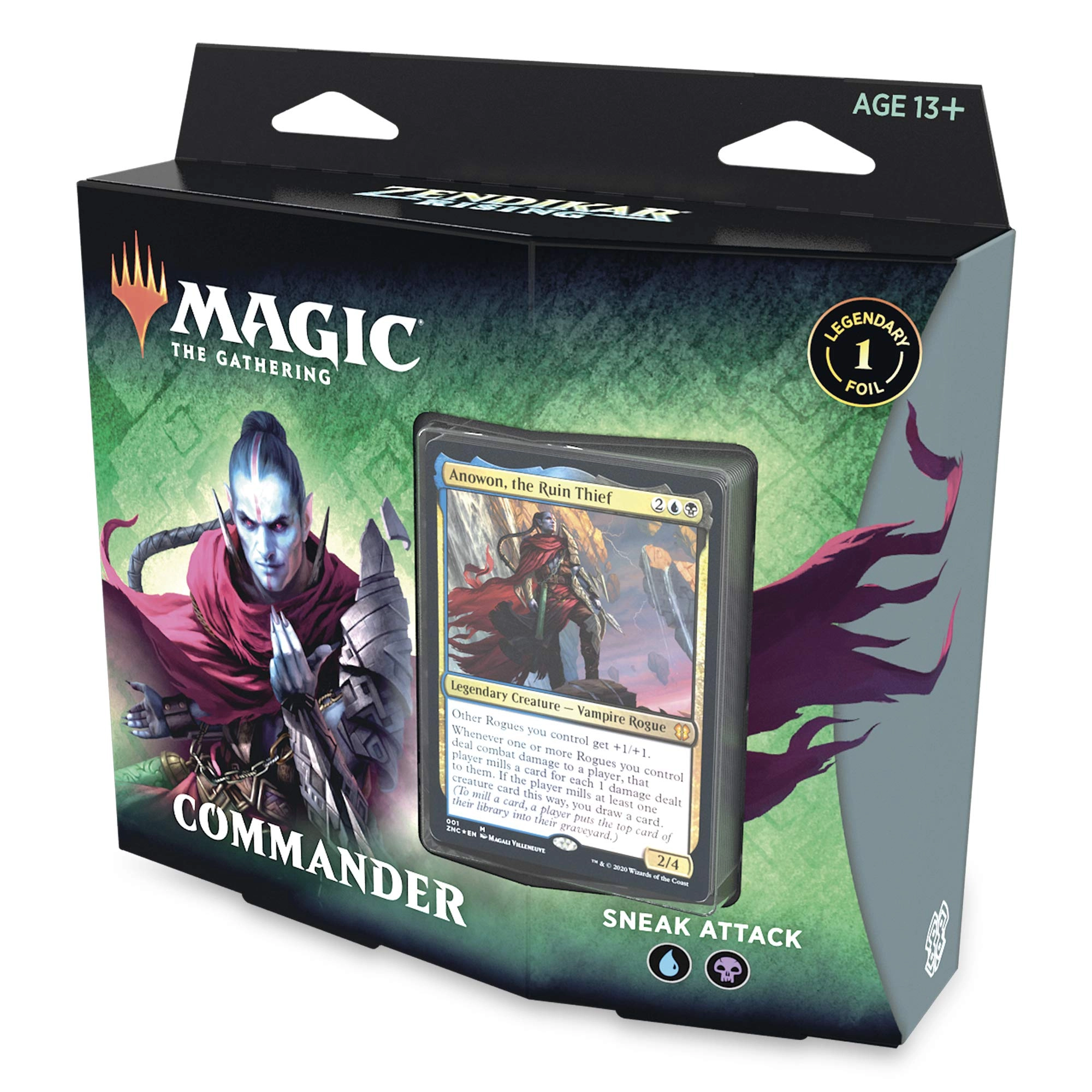 Wizards of the Coast Zendikar Rising Commander Deck - Sneak Attack - 99pcs