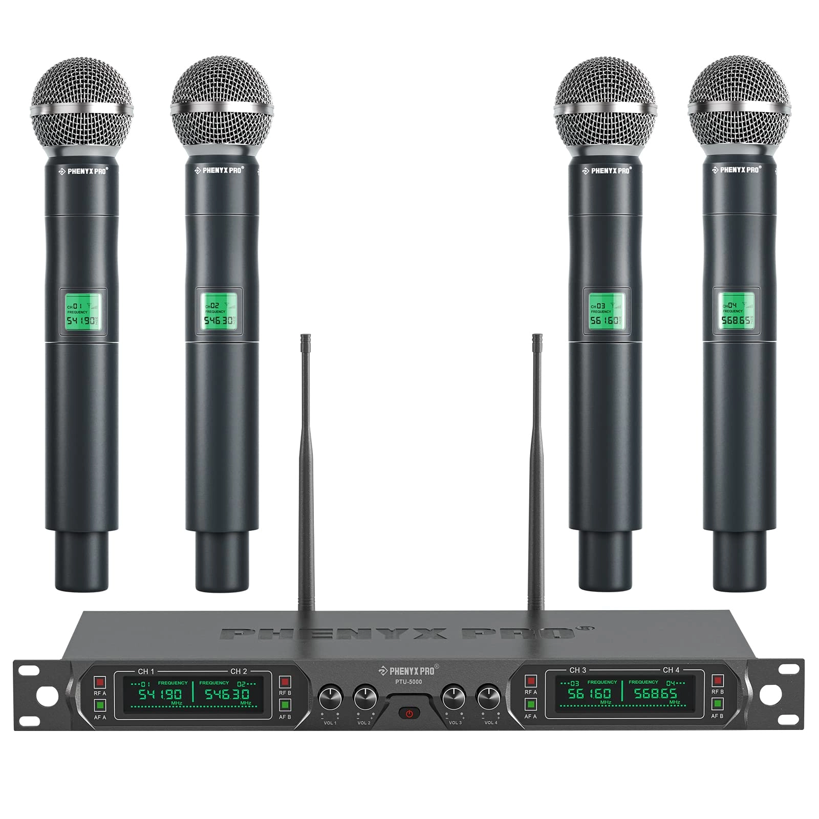 Phenyx Technology,LLC PTU-5000-4H - 4 microphones UHF