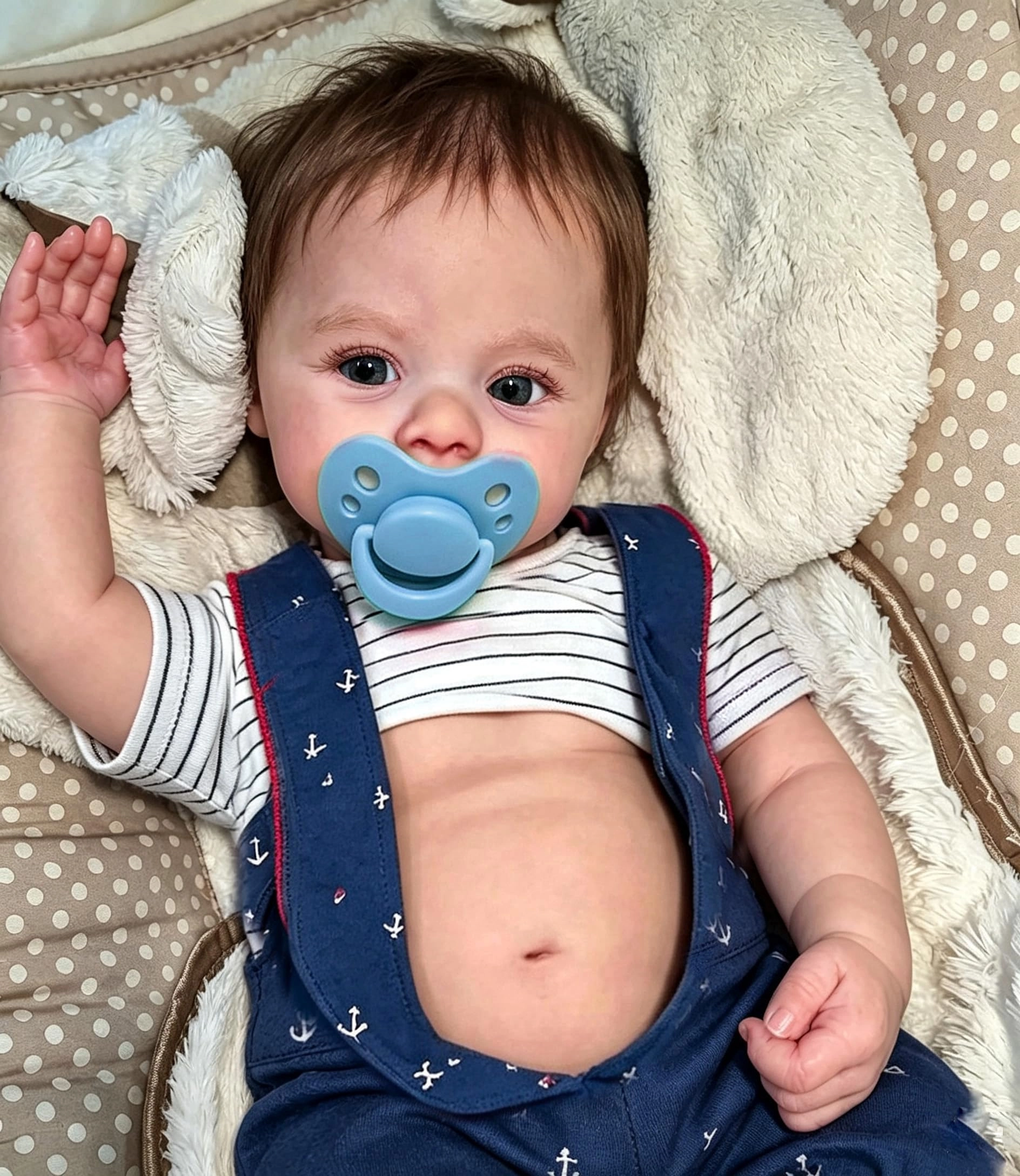 Zero Pam Reborn Baby Doll - 18 inch/45CM Vinyl Silicone anatomically correct boy Ages 3+