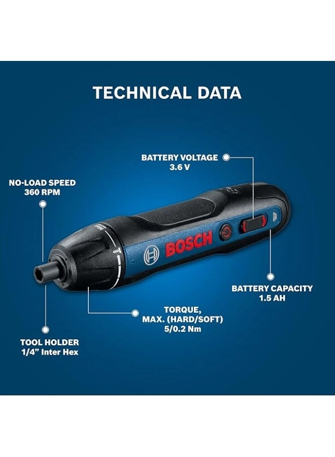 Go 2 - 3.6 V lithium-ion battery 2 load speed settings