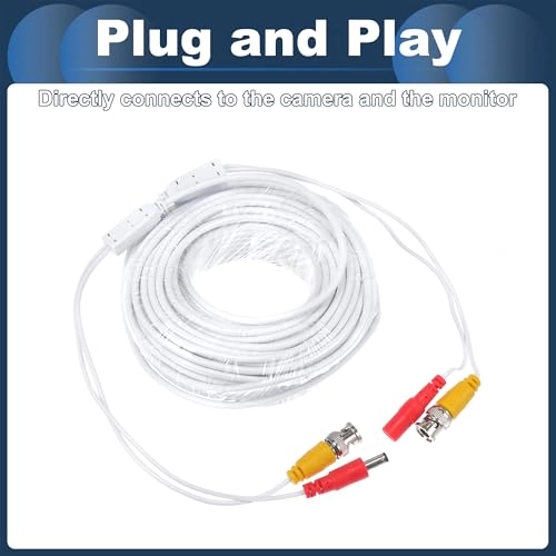 Reverse Rear View Parking Camera Video Cable - BNC+DC