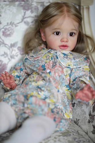 Reborn Doll - 26-inch Vinyl Rooted Hair Ages 3+