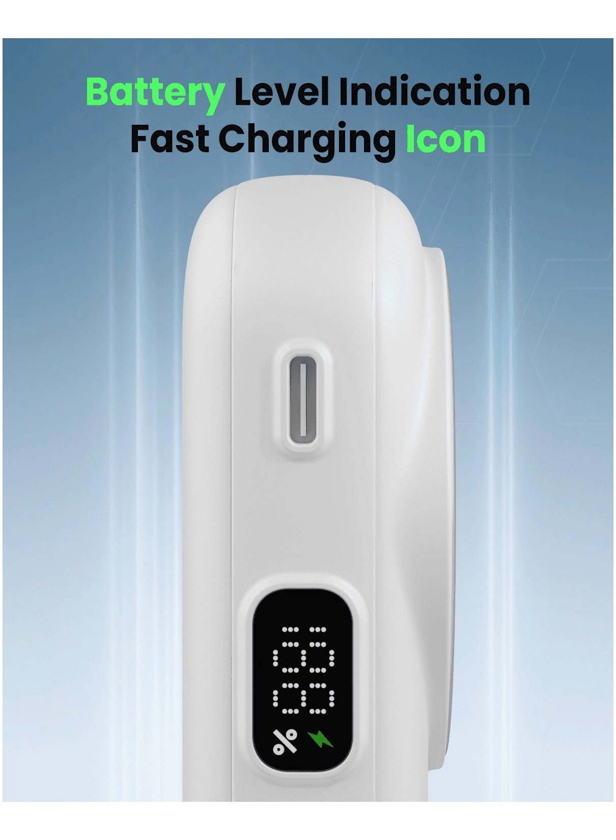 Snap-On Wireless Charging Power Bank - 8000 Watt-hour 15 W Wireless 1