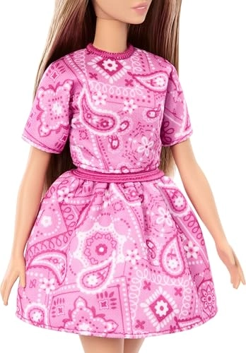 Barbie Fashionistas - Style Doll Pink Paisley Ages 3+