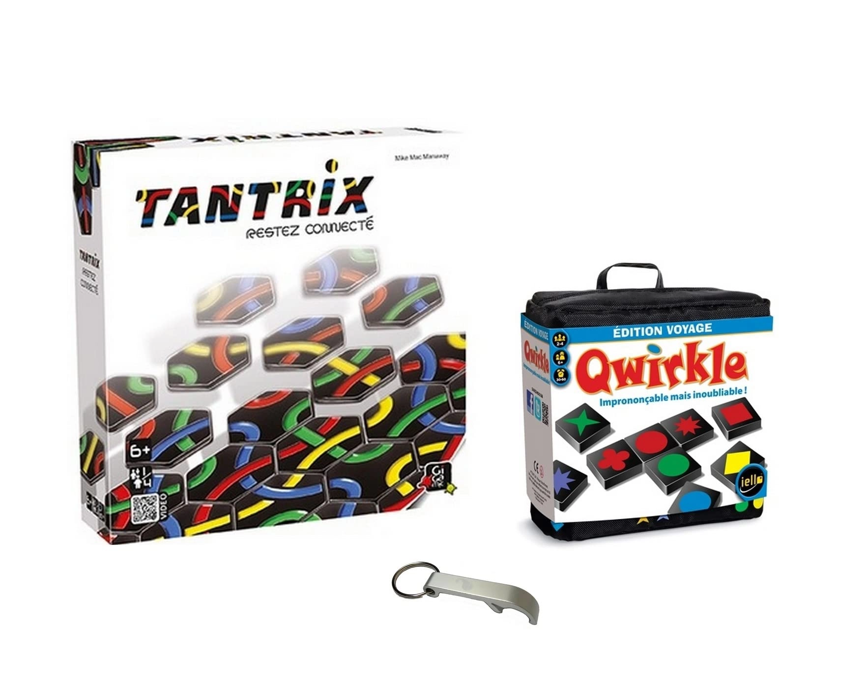 Blumie Shop Tantrix + Qwirkle Voyage + Bottle Opener