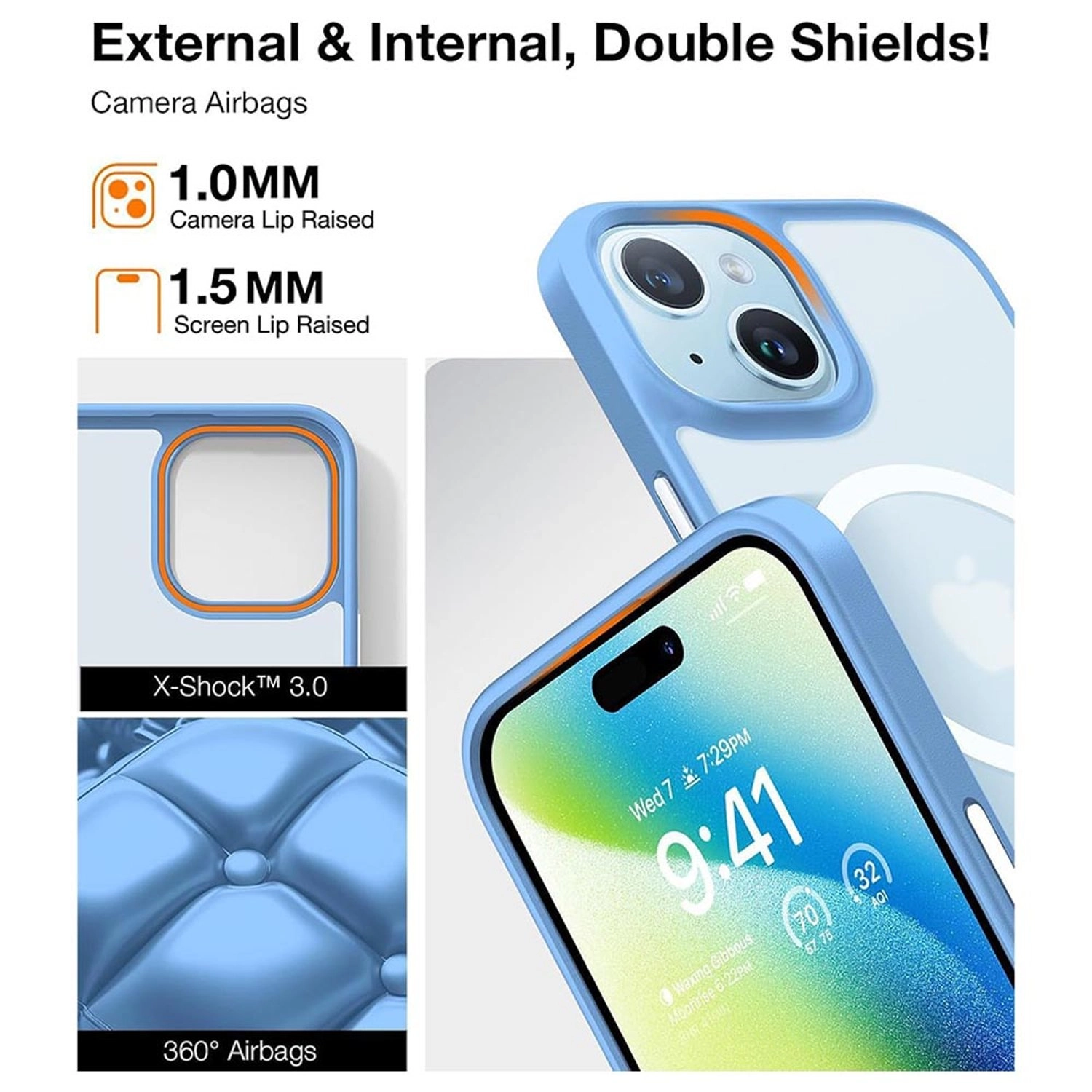 Magnetic Case with MagSafe for iPhone 14/15