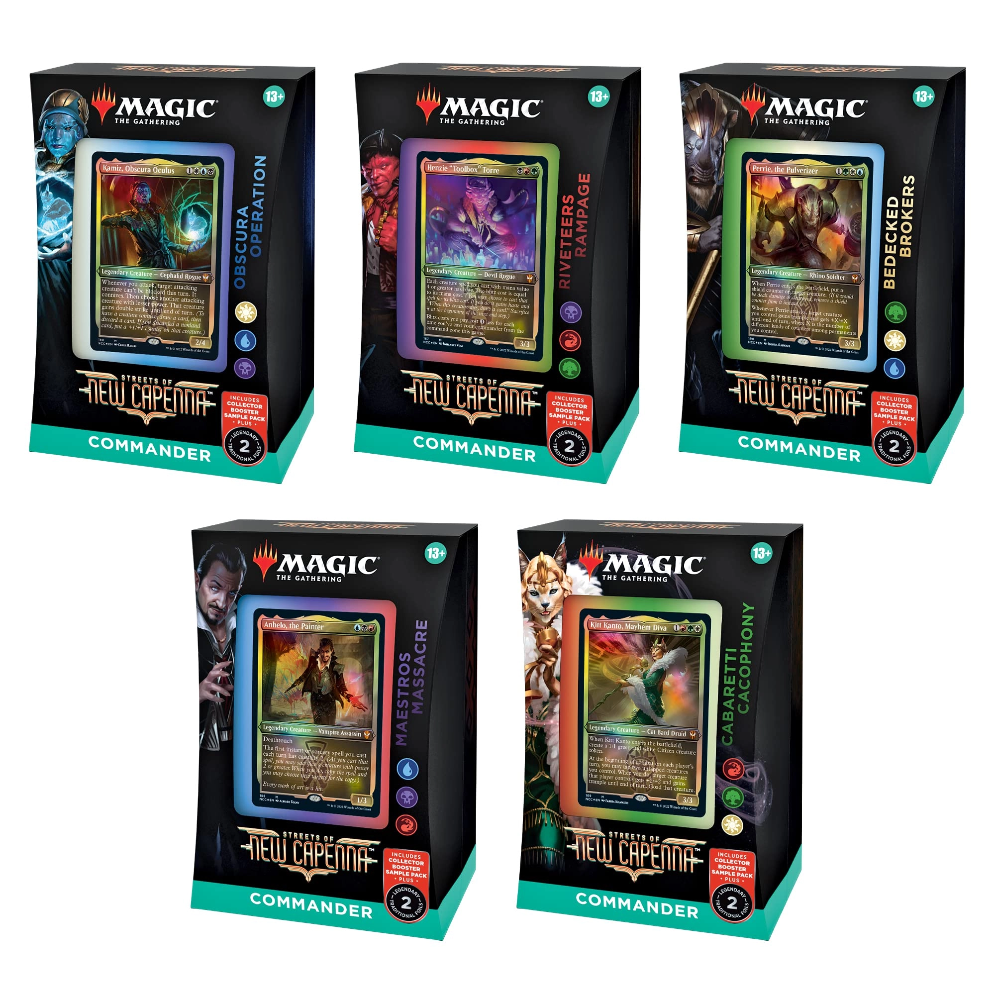 Magic: the Gathering Obscura Operation - 100pcs + Maestros Massacre + Riveteers Rampage + Cabaretti Cacophony + Bedecked Brokers